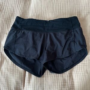 Lululemon Speed Up Lined Short 2.5” Black